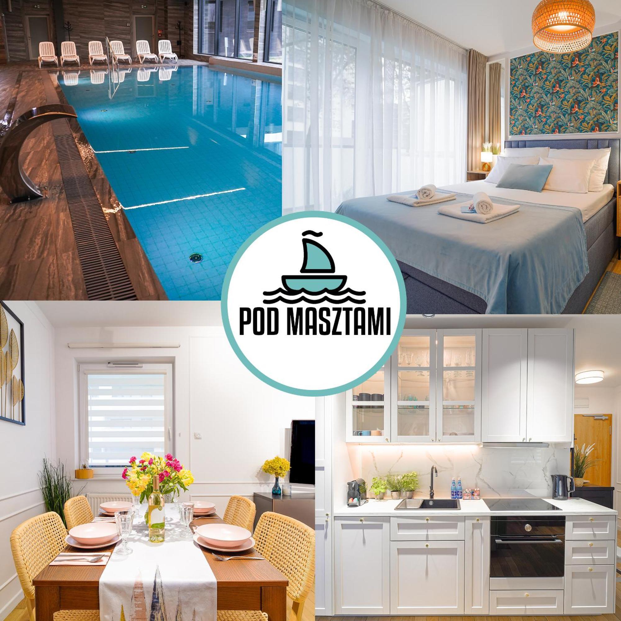 Apartment Lulu - Pod Masztami - Dwupokojowy - Basen Silownia Parking Kolberg